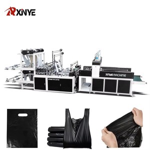 Nouvelle machine de <span class=keywords><strong>d</strong></span>écoupe et de soudure automatique à grande vitesse série <span class=keywords><strong>Elight</strong></span> GFQ pour sacs en plastique PE double couche à quatre lignes (sacs shopping/T-shirts) - Product Image 1