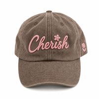 Cappellino da Baseball Morbido Vintage Lavato e Distressed, Non Strutturato, a Profilo Basso, a 6 Pannelli, con Visiera Curva, Traspirante, con Occhielli, Stile Dad Hat