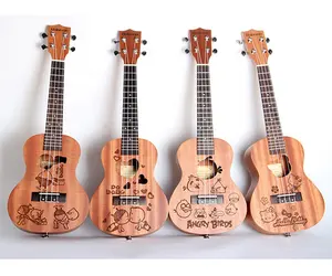 UKB4-11 24 Inch Babson Sapele Beautiful Cute Guitar OEM Cheapest Good Price Acoustic Ukulele