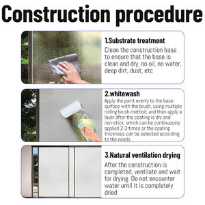 Pintura de vidrio esmerilado <span class=keywords><strong>para</strong></span> baños, inodoros, ventanas, <span class=keywords><strong>techos</strong></span> de oficina, ventanas de piso, protección de luz, efecto antiespionaje - Product Image 6