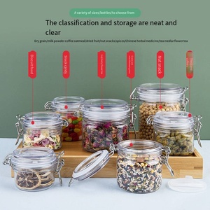 Ventes en gros de contenants de stockage transparents en PET personnalisables, réservoir épais, joint en silicone de qualité alimentaire, emballage de crème, pots en plastique personnalisés - Product Image 4