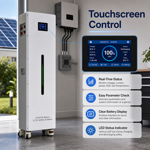 51.2V 400Ah 20kWh Home <b>Energy</b> <b>Storage</b> <b>System</b> LiFePO4 Battery Solar Backup Cloud BMS 6000 Cycles EU Stock Mobile Power Solution - Product Image 4