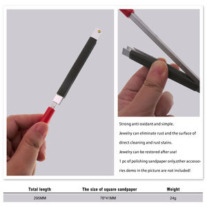 Almohadilla de pulido Manual roja de 205X8mm, Clip de papel de <span class=keywords><strong>arena</strong></span> manual, soporte de papel de lija de plástico <span class=keywords><strong>para</strong></span> herramientas abrasivas, acabado detallado de huecos - Product Image 5