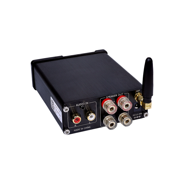 2*50W Class D Bluetooth Stereo Amplifier for HiFi Home Audio Systems with 24V Power Adapter