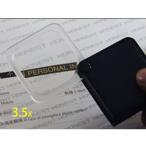 Stoemi 6764 2X mini có thể gập lại và xách tay kính lúp bỏ túi vuông/kính lúp - Product Image 5