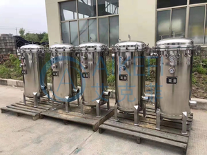 Nouveau filtre industriel automatique en acier inoxydable 304/316 de qualité alimentaire, à un ou plusieurs sacs, débit de 5 GPM, capacité de 500 L/h, 150 - Product Image 6