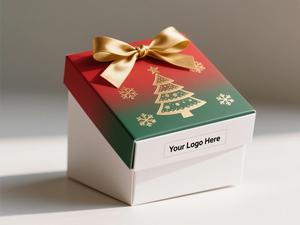 Lễ hội cản trở Hộp quà tặng giáng sinh cao cấp thân thiện với môi cứng nhắc hộp vàng lá in logo tùy chỉnh phong cách bao bì cho quà tặng - Product Image 2