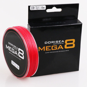สายเบ็ดตกปลา Dorisea Mega 8เส้นลวด PE แบบมัลติฟิลาเมนต์ถัก10-100LB X8ยาว300เมตรสำหรับสายน้ำในทะเลสาบ - Product Image 4