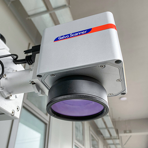 เครื่องยิงเลเซอร์ไฟเบอร์แบบพกพาสำหรับทำเครื่องหมายบนโลหะ 20w/30w/50w/100w Raycus JPT Mopa ยี่ห้อ Galvo รองรับไฟล์ DXF PLT สำหรับใช้ในบ้าน - Product Image 5