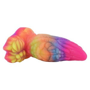 New Arrival Luminous Penis Black Tortoise Glow in Dark Series Liquid Silicone <b>Dildos</b> Luminous <b>Dildo</b> for Men - Product Image 5