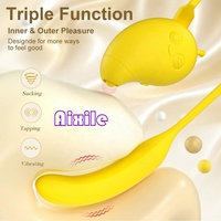 Vibrateur Mango pour Femmes, 9 Modes de Vibration, 9 Modes de Succion, Jouet Sexuel, Suceur Clitoridien, Jouet Sexuel Mango, Masseur Personnel à Succion, Vibrateurs Œuf