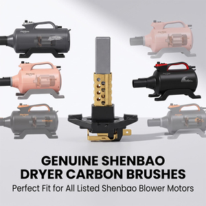 แปรงถ่านมอเตอร์เครื่องเป่าขนสัตว์เลี้ยง <span class=keywords><strong>Shernbao</strong></span> FD-035&FD-035T อะไหล่ซ่อมแปรงถ่านมอเตอร์เครื่องเป่าขน - Product Image 1