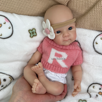 Poupée Reborn en Silicone Réaliste de 12 Pouces, Yeux Expressifs, Corps Flexible, Petite Poupée Douce, Compagnon pour Enfants