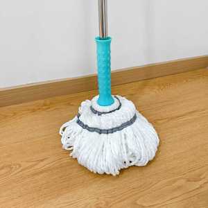 <span class=keywords><strong>Fregona</strong></span> Twist autoexprimible de microfibra para uso doméstico Exprimidor de agua manos libres con limpieza de suelo de poste de acero - Product Image 5