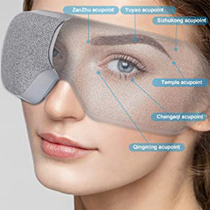 Masajeador Ocular Bluetooth Recargable con Calor, Presión de Aire, Máscara Inteligente para Ojos, Altavoces Finos y Suaves, Control Remoto Inalámbrico para la Salud Ocular - Product Image 3