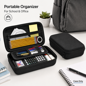Kotak Pensil EVA Kapasitas Besar Tahan Air, Tas Organizer Alat Tulis Cangkang Keras untuk Sekolah, Kantor, Siswa, Penyimpanan Pena OEM - Product Image 5