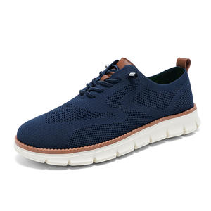 Nouvelles chaussures décontractées légères à lacets pour hommes, respirantes, d'été, en tissu tissé, avec doublure en coton, grandes tailles - Product Image 5