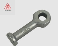 Ancre de levage en acier galvanisé robuste pour béton préfabriqué, conception à tête forgée, capacité 1T-25T, résistance à la cisaillement 5000 lb, M12