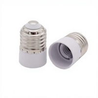 Convertisseur de douille de lampe E27 à E14, adaptateur de support d'ampoule en plastique, AC110V à 220V pour luminaires