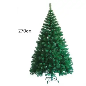 2023 180厘米210厘米圣诞，树高品质绿色PVC PE混合新型人造圣诞树/