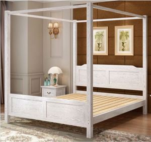โมเดิร์นมินิมอลเตียงคู่หมิงและชิงคลาสสิกใหม่จีนเตียงหลังคา - Product Image 3