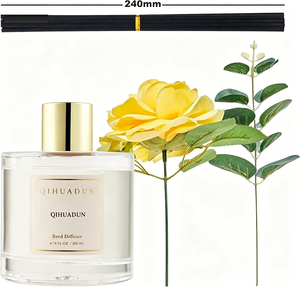 Diffuseur de parfum d'ambiance en gros, écologique, de qualité supérieure, transparent, 200 ml, parfum frais longue durée pour salon, chambre et maison - Product Image 4