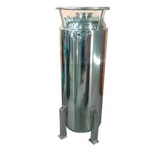 Stainless SS304 316L sanitary extractor tank with handle and support