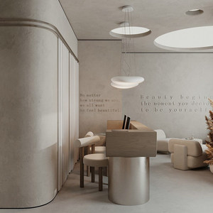 Comptoir de réception moderne, comptoir d'accueil, table de consultation pour salon, clinique, studio - Product Image 1
