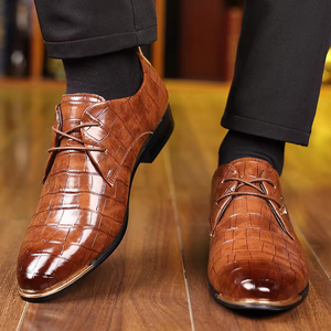 Chaussures Oxford en Cuir Véritable Haut de Gamme pour Hommes 2025 – Style Business Décontracté, à Lacets, Bout Fermé, Antidérapantes, Intemporelles - Product Image 6
