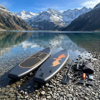 SUP gonflable tout-terrain 3 ailerons en EVA/PVC de 3,23 m (10,6 pi) pour femme, qualité professionnelle, certifié CE TUV, OEM, portable
