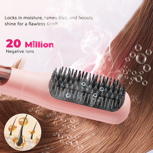 Brosse lissante à vapeur professionnelle à activation tactile 70W double tension, idéale <span class=keywords><strong>pour</strong></span> <span class=keywords><strong>les</strong></span> voyages - Product Image 2