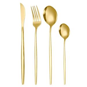 Série portugaise transfrontalière, ensemble de couverts en acier inoxydable de style rétro américain, 24 pièces, couteau à steak, fourchette, cuillère - Product Image 4