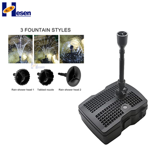 Pompe submersible <span class=keywords><strong>pour</strong></span> fontaine de jardin avec <span class=keywords><strong>lampe</strong></span> <span class=keywords><strong>UV</strong></span>, <span class=keywords><strong>pour</strong></span> aquariums et bassins à poissons, de la série Garden Fountain - Product Image 1
