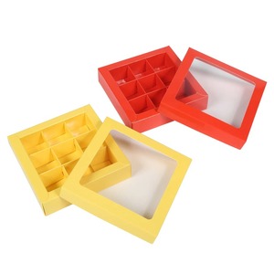 <b>Light</b> green food safety packaging box, equipped with a transparent and visible pet <b>window</b>, can be customized according to needs - Product Image 3