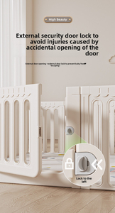 Corralito Plegable para Bebés con Tapete y Puerta de Seguridad, Área de Juegos Interior para Bebés y Niños Pequeños, Barrera de Actividades Portátil para el Hogar - Product Image 5