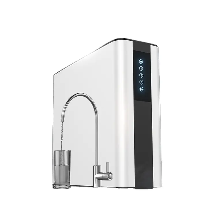 Lavabo altında ABS muhafazası 0.26L/min TDS 0.0001 mikron su filtresi ters osmoz sanayi rekabetçi fiyat su arıtıcısı