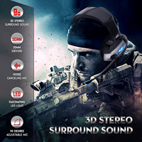 Entrepôt d'outre-mer Onikuma K5 Logo personnalisé Casque de jeu RVB Casque de jeu professionnel à réduction de bruit avec microphone