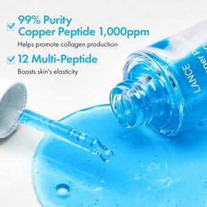 ランス プライベートレーベル 引き締め肌 弾力向上 小じわ減少 100%ピュアブルー銅ペプチドセラム - Product Image 3