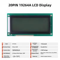 Module LCD à matrice de points FSTN gris 19264A, module à cristaux liquides 19264 SBN0064 pour équipement de test haute définition