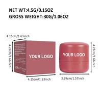 Baume 2-en-1 Lèvres et Joues Marque Blanche – Hydratant Longue Durée, Haute Pigmentation, Végan, Non Testé sur les Animaux – Crème Fard à Joues et Rouge à Lèvres