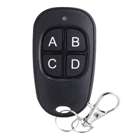 Télécommande Duplicatrice 433 MHz à 4 Boutons avec Coque ABS pour Portes de Garage – Contrôle à Distance Face-à-Face
