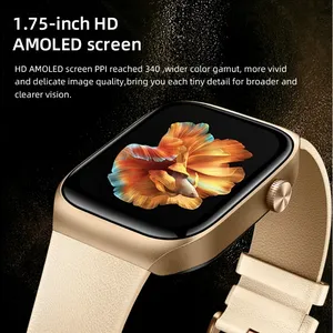 Mibro Smartwatch T2 1.75 Inch Amoled Screen GPS Bluetooth Calling Android Smart Watch Dual Core Sports Watch