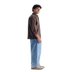 Men's Casual Denim Jeans Pants Regular Fit High Street & Streetwear Fashion Eco-Friendly Washable Breathable Bulk Wholesale - Product Image 3