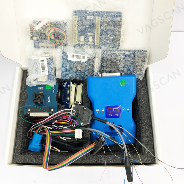 For CG Pro 9S12 Programmer Full Version EEprom Key Auto Car ECU Programming Tool All Adapters Support 35160WT/ 35080/ 35128