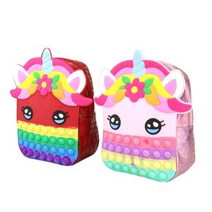 Sac à dos en Silicone pour enfants, anti-Stress, presse à bulle, accessoires sensoriels - Product Image 4