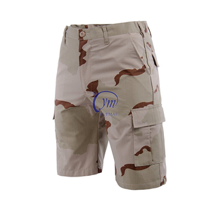 Ripstop 65% Polyester 35% Coton Woodland Camo Été BDU <span class=keywords><strong>Pantalon</strong></span> Formation Randonnée Tactique Shorts <span class=keywords><strong>Pantalon</strong></span> Pour Hommes - Product Image 5