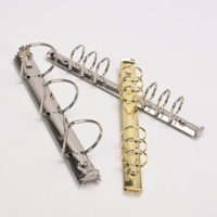 Clips de reliure personnalisés, attaches de fichiers, mécanisme métallique, anneau en O, anneau en D, anneau en Q, anneau en D incliné ; réutilisables, couleur personnalisée, taille personnalisée, trous de rivets