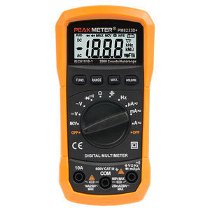 Multimètre numérique intelligent portable PM8233D, haute précision, automatique, électrique, anti-brûlure - Product Image 3