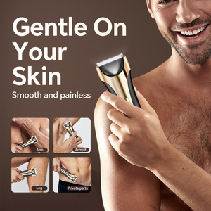 Rasoio Elettrico USB Ricaricabile per <span class=keywords><strong>Corpo</strong></span>, per <span class=keywords><strong>Uomo</strong></span> e Donna, Rasoio Intimo Portatile con <span class=keywords><strong>Rifinitore</strong></span> per Peli - Product Image 2