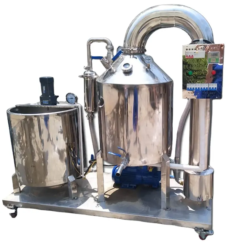 Honey processing plant used stainless steel honey extractor with stir filter